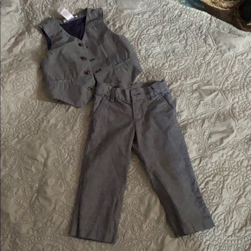 Toddler vest and dress pants. Guc